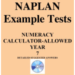 Detailed answers to the ACARA NAPLAN Example Tests - Year 7